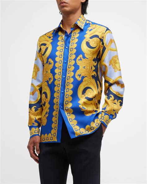 how much is a versace shirt in south africa|1st copy Versace shirt men.